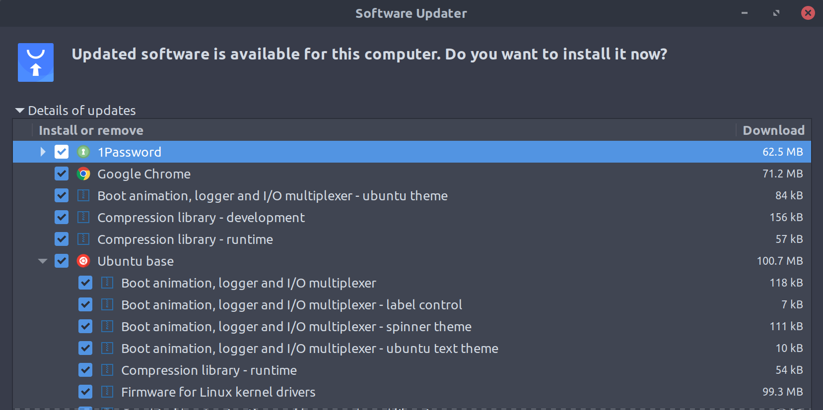 Ubuntu Updater